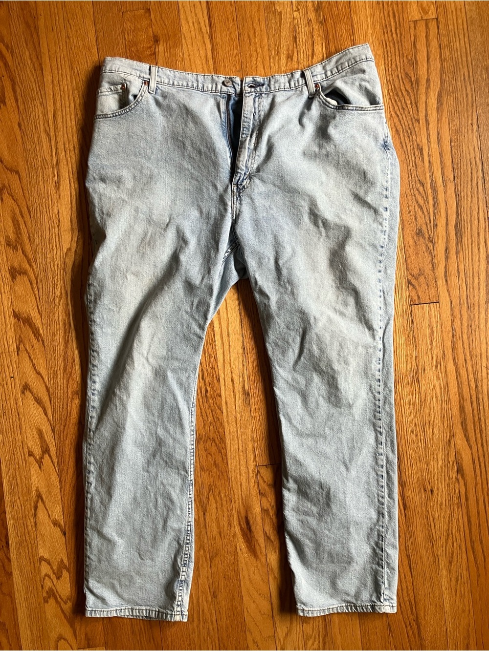 Levi’s 511 light faded blue jeans